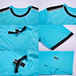 Camisa de futebol profissional para homens, uniforme de árbitro de futebol adulto, manga curta, camisa de equipe de pé 22, 23 - Image 6