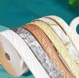 3D Autoadesivo Adesivo de Parede Impermeável, Pintura Quadro Adesivos, Pintura A Óleo, DIY, Óleo, Baseboard, Sala de estar, Quarto, Home Decor - Image 1