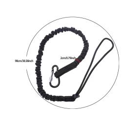 Bungee Tether Tool com Mosquetão, Anti-Falling, Trabalho de Escalada, Corda de Segurança Aérea, Gancho Acessórios - Image 5