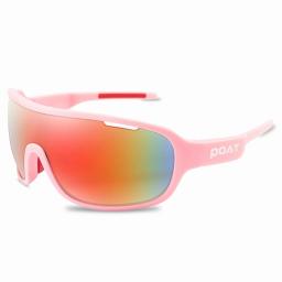 POAT Ciclismo Óculos com Case, Outdoor Sports Eyewear, bicicleta Óculos de sol, MTB Óculos, Moda Bicicleta, UV400, 4 Lens - Image 3