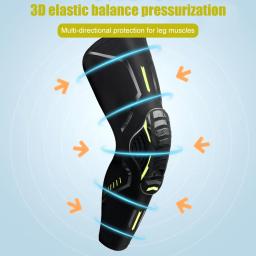 Joelheiras Esportivas Anti-Colisão para Adultos e Crianças, Cobertura de Perna, Bicicleta, Ciclismo, Proteção, Basquete, Rolo, Patinação, Almofada, 1 Par - Image 4