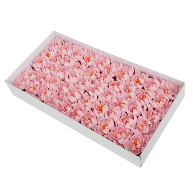 Flores Artificiais de Sabão Spilewka para Casamentos e Dias dos Namorados - Caixa com 50 Peças para Decoração de Casa