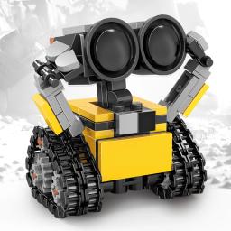 Filme clássico 200 + pçs mini robô wall-e moc blocos de construção modelo diy tijolos kits brinquedos criativos para crianças presentes adultos - Image 2