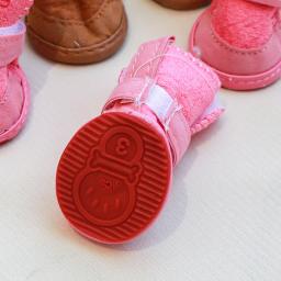 Novo cão de estimação quente gato sapatos de inverno para cães antiderrapante botas de neve do cão chihuahua shih tzu sapato melhor venda 2022 produtos sapatos para cães - Image 4