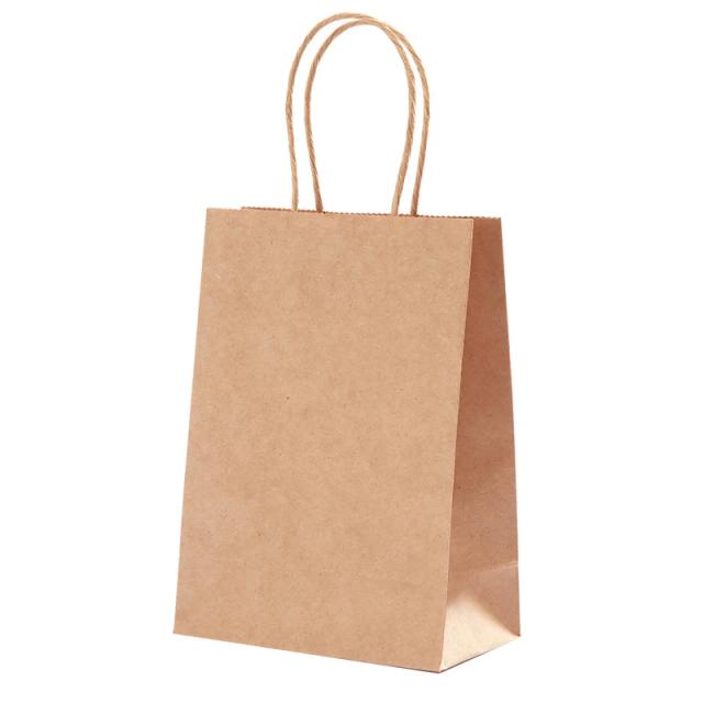 Sacos de Papel Kraft Reutilizáveis para Presentes e Compras: Kit com 5 Peças para Festas, Casamentos e Artesanato