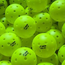 X-ace 40 bolas de pickleball pro, 40 peças, bolas de picles de 40 furos, treinamento profissional perfeito, bolas de picles verdes de alta visibilidade - Image 6