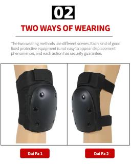 Equipamento de proteção profissional para cotovelo, pulso, joelheira, engrenagem resistente, ao ar livre, skate, rolo, ciclismo, bicicleta, 6pcs - Image 2
