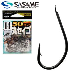 Japansabame 50 pçs maruseigo gancho de pesca aço alto carbono anzol haste longa farpado água salgada assessories pesca equipamento peixe - Image 1
