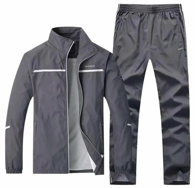 Conjunto Masculino de Roupa Esportiva: Jaqueta e Calça para Corrida e Basquete