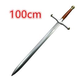 1:1 filme cosplay espada prop lobo geada espada arma role play presente segurança plutônio inverno geada espada grande 104cm - Image 3