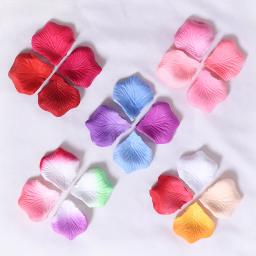 Reutilizáveis seda tecido rosa pétalas para decoração de mesa, flores artificiais, casamento, namorados, festa, casa, 100pcs - Image 5