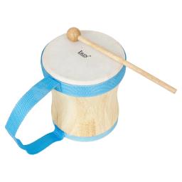 IRIN-Tambor Indiano Azul com Baquetas, Tambores De Pele De Carneiro, Instrumento Musical De Madeira Profissional, Presentes De Música Infantil - Image 2