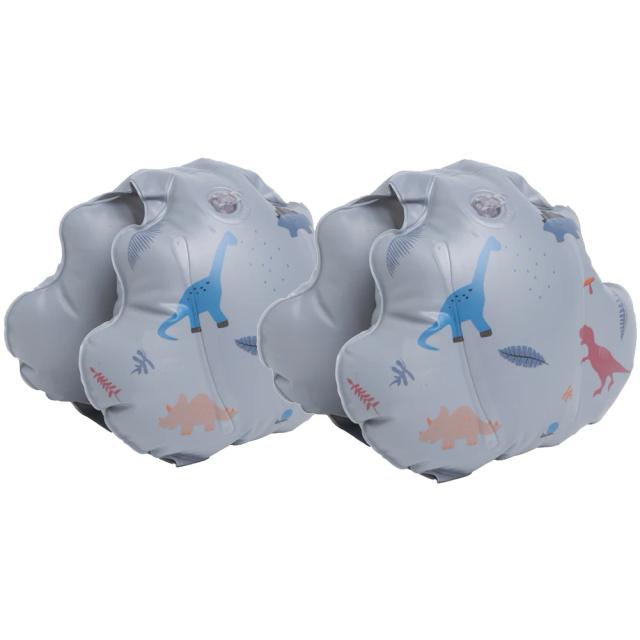 Flutuadores infláveis de braço para adultos e crianças - Braçadeiras de bóia dupla para piscina, ideal para natação (1 par)