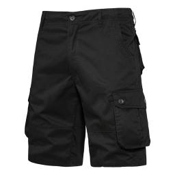 Calções masculinos soltos tamanho grande multi-bolso macacão verão algodão confortável calças de níquel ao ar livre casual esportes calças de praia - Image 3