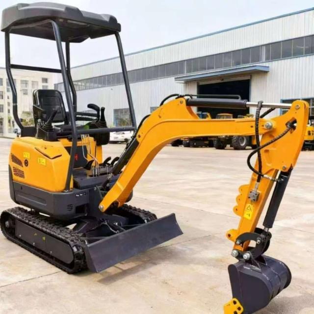 Microescavadeira Personalizada para Canteiro de Obras e Agricultura - Versátil e Robusta