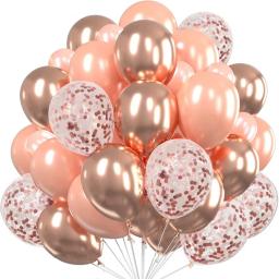 Balões metálicos do látex do cromo para o aniversário, casamento, decorações da festa de aniversário, chuveiro do bebê, hélio, 20 PCes, 12in, 20 PCes - Image 5