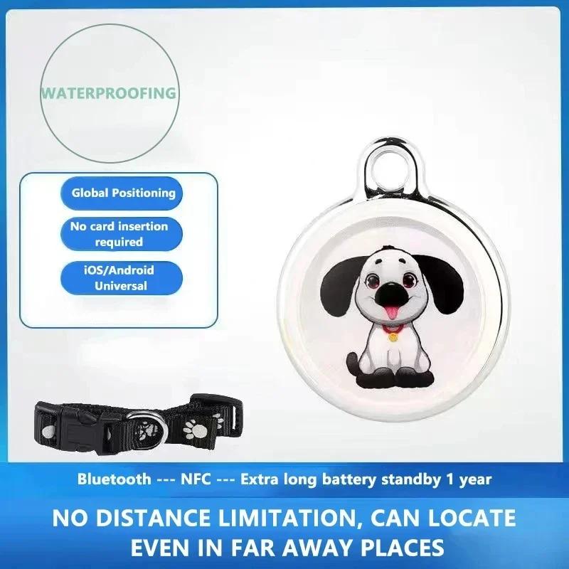 Rastreador GPS para animais de estimação, Dispositivo de rastreamento em tempo real, Compatível com Bluetooth, Localizador impermeável inteligente, preciso, Novo - Image 1