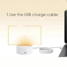 Criativo LED Night Light com Caneta, Nota Tábua, Mensagem USB, Feriado, Decoração Lâmpada, Presente para Crianças, Namorada - Image 4