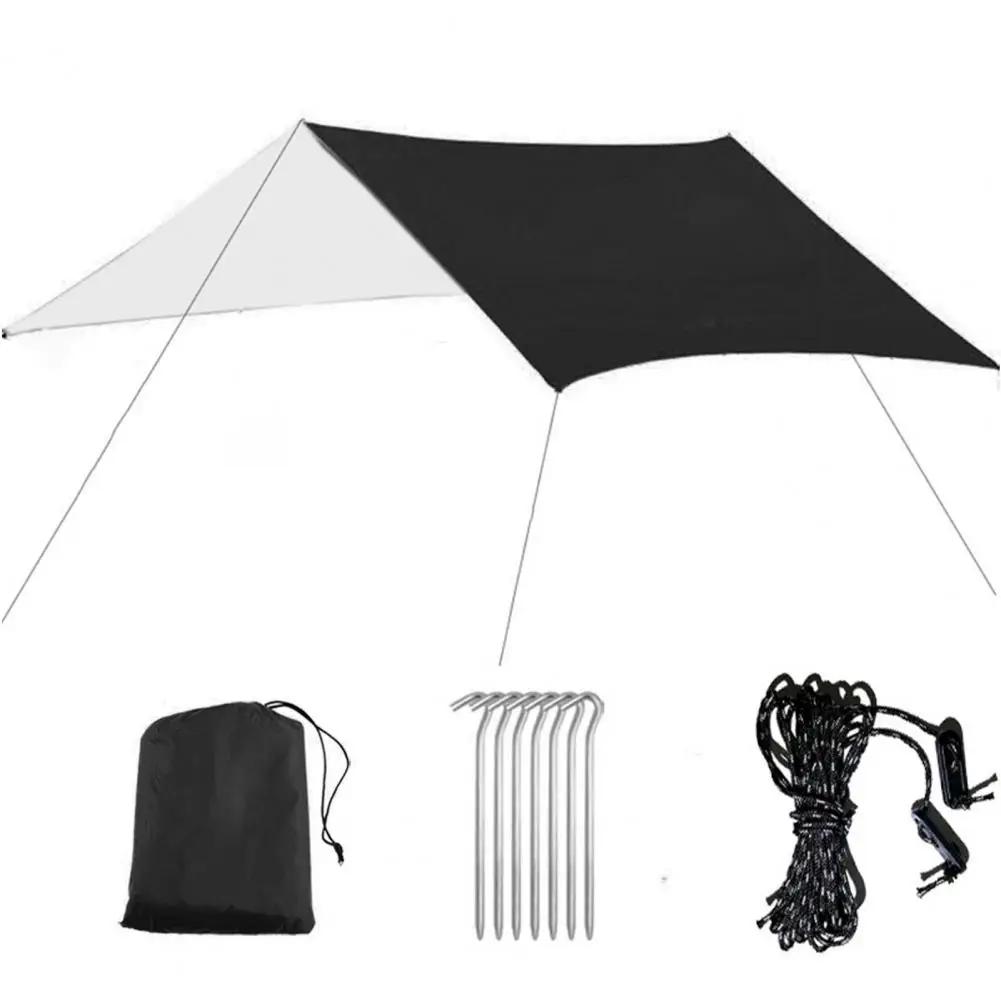 Impermeável Camping Tarp Tent, UV-Resistente, Instalação Simples, Tenda Compacta, Outdoor Travel Canopy com Nails Kit - Image 1