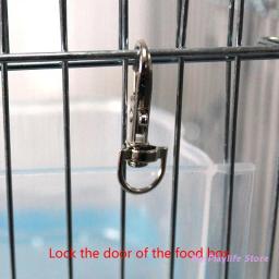 20 pçs metal gancho cinto clipe fechadura da porta para animais de estimação gaiola prevenir garra gatilho aberto fixação gaiola portas - Image 3