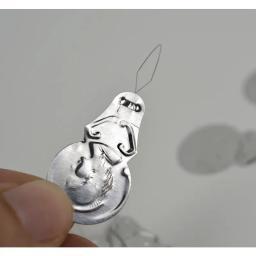 Máquina De Inserção De Ponto De Agulha Threader, Ferramenta De Linha De Costura De Mão, Arco De Fio, 50Pcs - Image 3