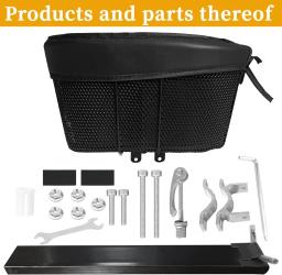 Ajustável Safety Strap Pet Basket, Dog Basket, Carregando Suprimentos, Cães Pequenos e Gatos, Até 15lbs - Image 4