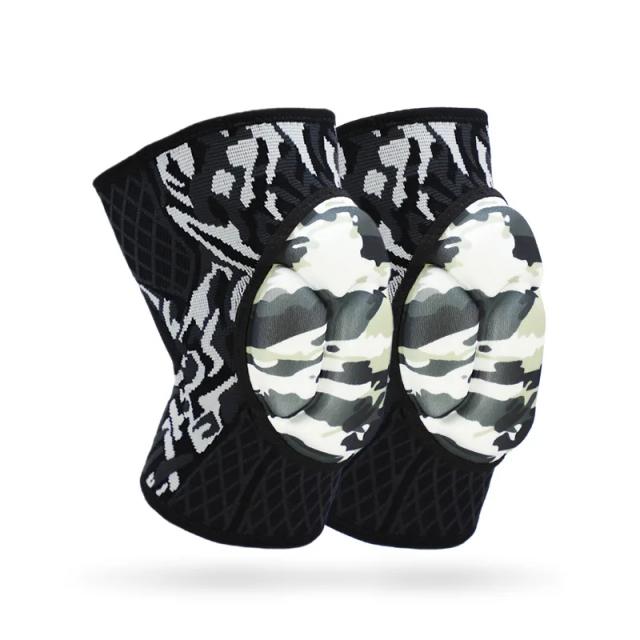 Joelheiras Acolchoadas de Compressão para Jovens e Adultos - Ideal para Basquete, Wrestling, Vôlei e Treinos
