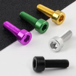 Muqzi-garrafa gaiola parafusos m5, ultra-leve, alumínio, para mtb, acessórios para bicicleta de estrada, 2 peças - Image 5