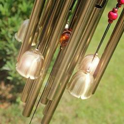 Grandes tubos de carrilhão de vento sinos de metal sino de igreja jardim ao ar livre criativo oco/casa/jardim/decoração de tapeçarias de parede - Image 6