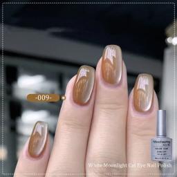 Cerâmica Olho de Gato Esmalte, Gel O Pálido, Moonshine, Shimmer, Luar Branco, Magnético, UV, LED, Top Coat - Image 6