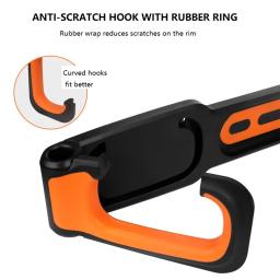 1pc rack de montagem na parede da bicicleta mtb estrada armazenamento fixo pendurado gancho suporte da bicicleta suporte titular ciclismo estacionamento fivela - Image 5