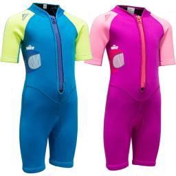 Fato de mergulho infantil para meninos e meninas, terno de surfe, quente e espesso, 1 peça, 2mm - Image 1