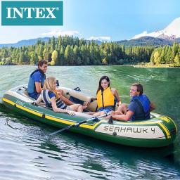 Intex-Barco inflável de caiaque, barco à deriva, vários estilos e tamanhos Challenger, duas pessoas, multi pessoa - Image 6