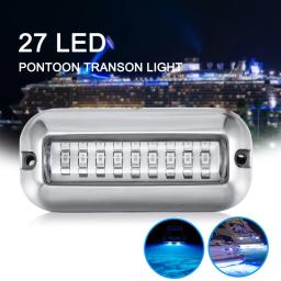 Barco de navegação luz 50/80w 27/42 led subaquática pontão barco marinho transom luz ip68 à prova dip68 água led navio feixe luz - Image 4