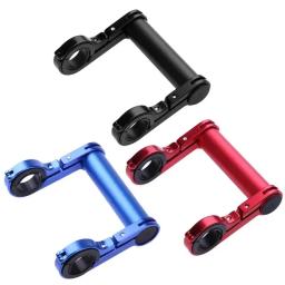 Bicicleta guiador extensor braçadeira, tubo de carbono, alumínio Alloy Mount, MTB bicicleta ciclismo farol suporte, rack acessórios - Image 2