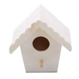 Mini Gaiola De Pendurado De Madeira, Birdhouse Ao Ar Livre, Gaiolas De Jardim, Decoração De Quintal Em Casa, Produtos De Pássaro, Ninho De Papagaio - Image 5