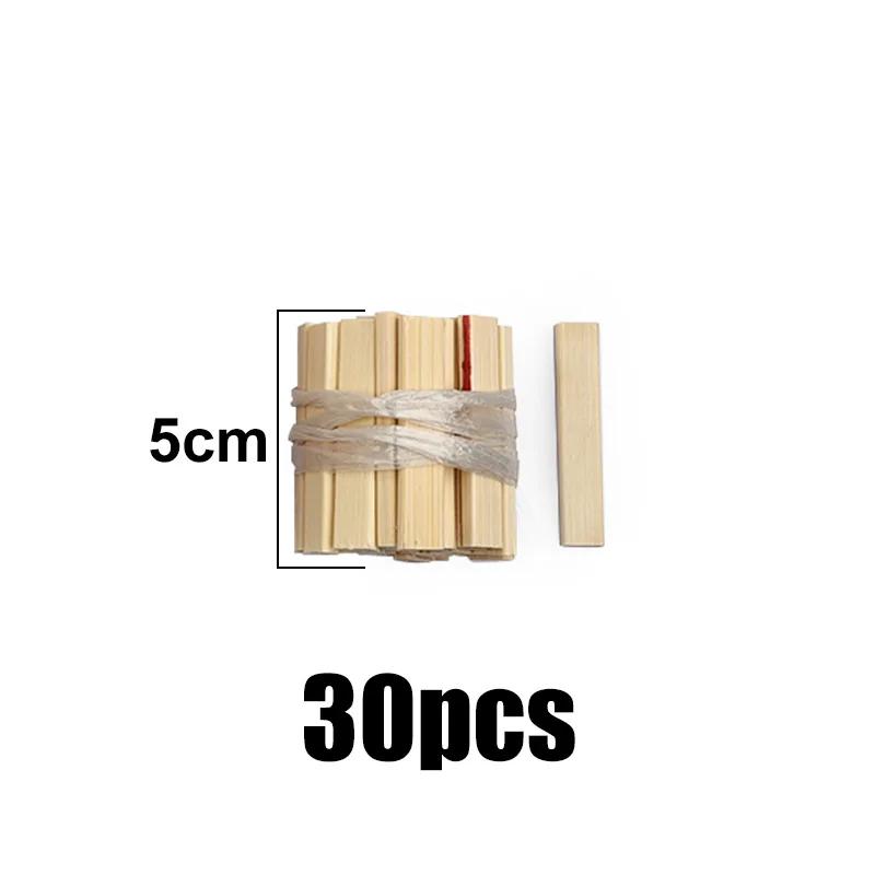 Fatia de passador de bambu plana para artesanato e modelismo, materiais para móveis bricolage, durável, modelo de construção, ferramenta para madeira, 5-40cm - Image 1
