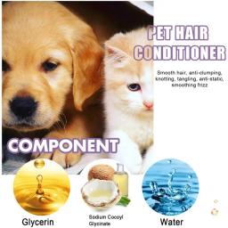 Condicionador de cabelos macios para animais de estimação, limpeza capilar, creme sem nós para gato e cachorro, 50ml - Image 5