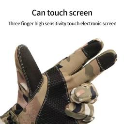 Luvas impermeáveis antiderrapantes de camo para exterior, tela de toque, esqui, acampamento, ciclismo, esporte, pesca, inverno - Image 4