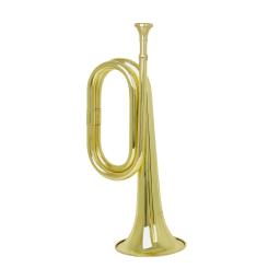 M MBAT-Brass Marching Bugle trompete com bocal, apto para escola banda, cavalaria, militar, orquestra, instrumento musical - Image 4