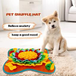 Tapete lavável Snuffle para cães de estimação Alimentação lenta, treinamento de cheiro, farejador, brinquedo Puzzle, nariz, tigela do cão, brinquedos para animais - Image 6