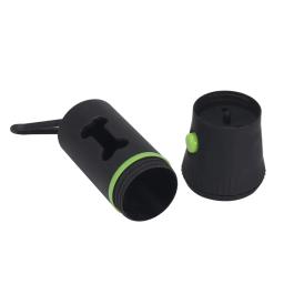 Trela do cão ao ar livre com lanterna, resíduos sacos dispensador, poop suporte de conexão, suprimentos caixa, transportadora colarinho, cachorro - Image 1