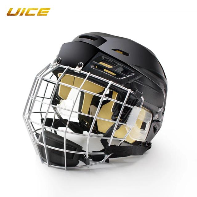 Capacete Completo de Hóquei no Gelo para Adultos com Equipamento de Segurança Superior e Escudo PP 57-60cm