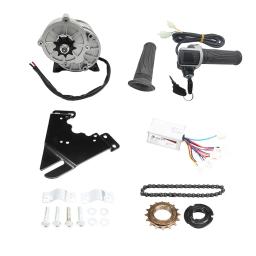 E-bike kit de conversão do motor da bicicleta elétrica 24v 250w 350w para 24 26 27.5 28 polegada bicicleta - Image 2