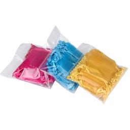 50 pçs/lote 5 x7 cm Doces Pequeno Cordão Saco de Organza para Anéis Jóias - Image 4