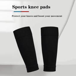 Esportes futebol shin guard pad manga meia para adultos e adolescentes, perna apoio protetor, futebol compressão bezerro manga, 1 par - Image 6