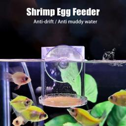 Claro arcylic aquário alimentador de peixes anti-deriva camarão ovo peixe comida alimentação anel betta tanque de peixes copo de alimentação acessórios de aquário - Image 3