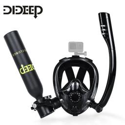 Máscara Dideep Snorkeling com Respiração Subaquática, Tanque de Oxigênio para Mergulho, Novos Equipamentos, 0.5L Plus - Image 1