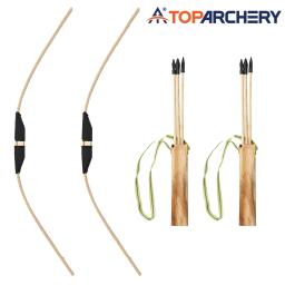 Bamboo Bow and Arrows Archery Set para crianças, recreação ao ar livre, prática de tiro com borracha de segurança, Soft Arrowhead para crianças - Image 1