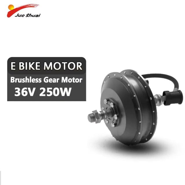 Roda de Motor de Bicicleta Elétrica 36V 250W-500W Brushless Hub Motor